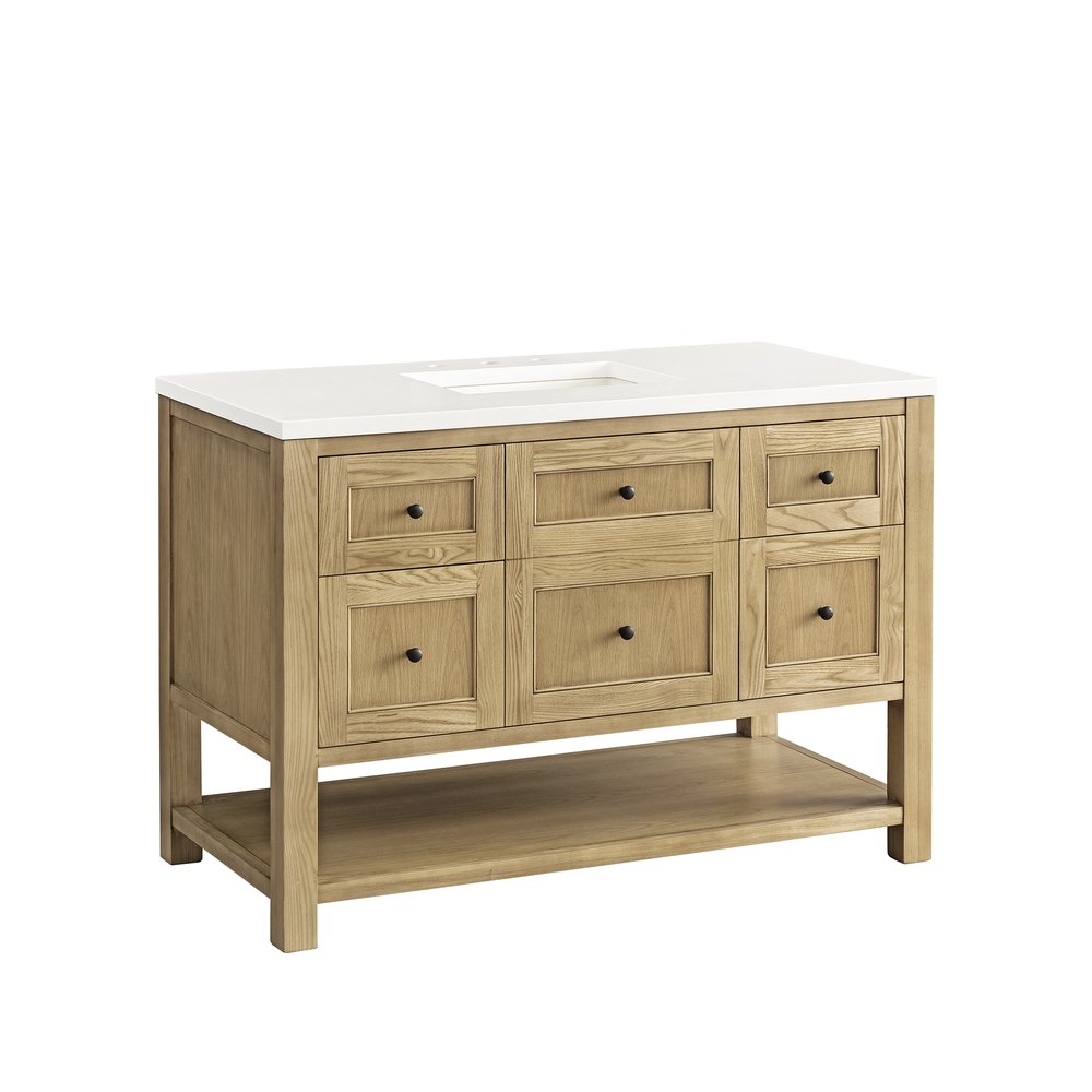 James Martin - Breckenridge 48" Single Vanity Cabinet, Light Natural Oak - 330-V48-M-LNO view 5