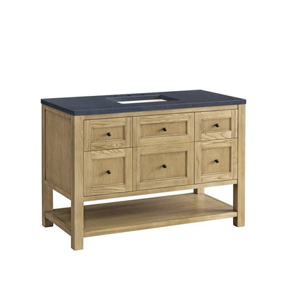 James Martin - Breckenridge 48" Single Vanity, Light Natural Oak w/ 3 CM Charcoal Soapstone Top - 330-V48-LNO-3CSP view 10