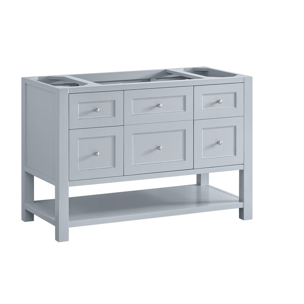 James Martin - Breckenridge 48" Single Vanity, Serenity Blue, w/ 3 CM Phantome Eclos Top - 330-V48-SRB-3PHT view 2
