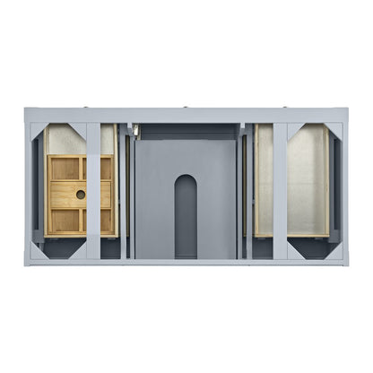 James Martin - Breckenridge 48" Single Vanity, Serenity Blue, w/ 3 CM White Zeus Quartz Top - 330-V48-SRB-3WZ view 6