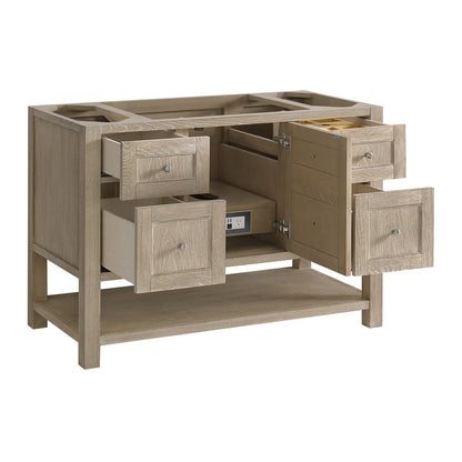 James Martin - Breckenridge 48" Single Vanity, Smokey Celadon w/ 3 CM Ethereal Noctis Top - 330-V48-SC-3ENC view 7