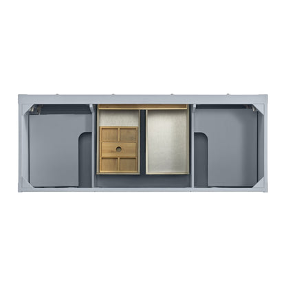 James Martin - Breckenridge 60" Double Vanity, Serenity Blue - 330-V60D-M-SRB view 2