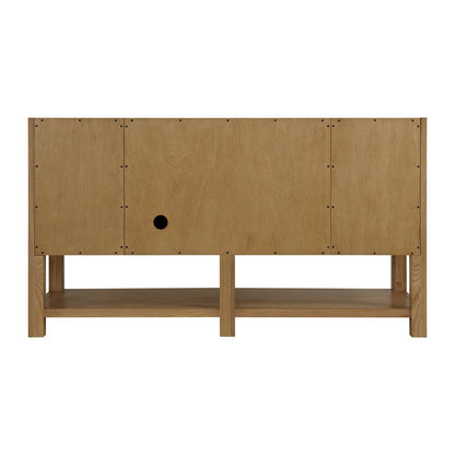 James Martin - Breckenridge 60" Single Vanity, Light Natural Oak, w/ 3 CM Phantome Eclos Top - 330-V60S-LNO-3PHT view 9