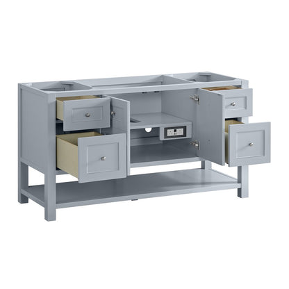 James Martin - Breckenridge 60" Single Vanity, Serenity Blue - 330-V60S-SRB view 3