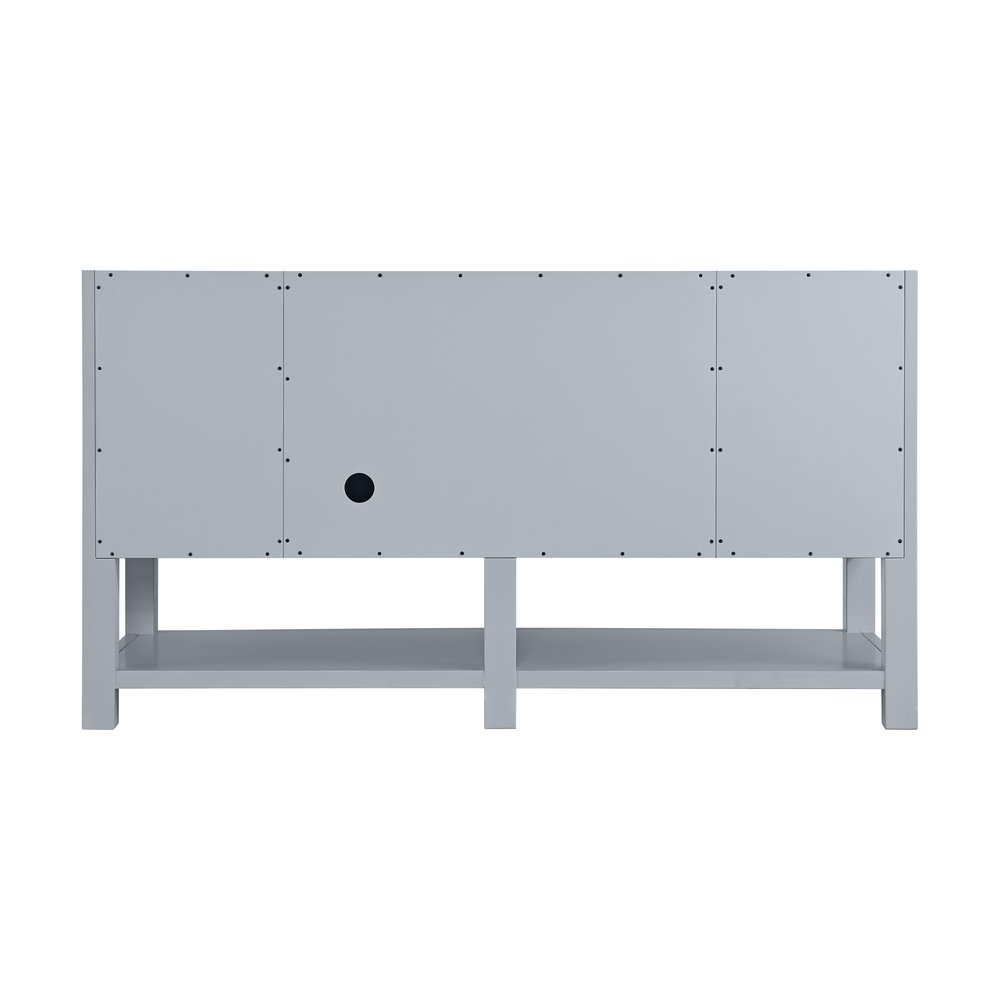 James Martin - Breckenridge 60" Single Vanity, Serenity Blue, w/ 3 CM Siberian Silestone Top w/FreePower Wireless Charger - 330-V60S-SRB-FSFR view 9