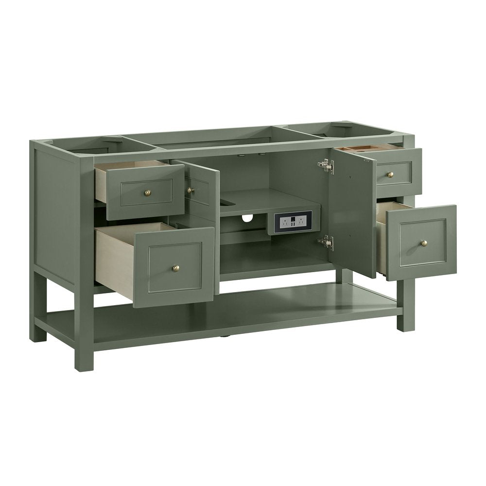 James Martin - Breckenridge 60" Single Vanity, Smokey Celadon - 330-V60S-SC view 3