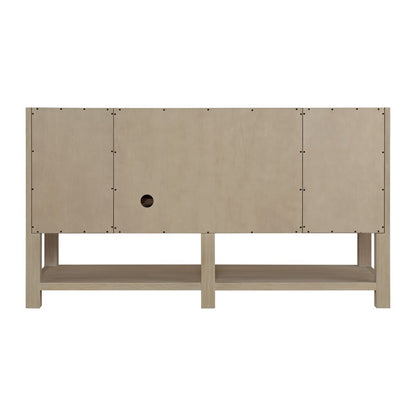 James Martin - Breckenridge 60" Single Vanity, Whitewashed Oak, w/ 3 CM Tajnar Eclos Top - 330-V60S-WWO-3TJR view 9