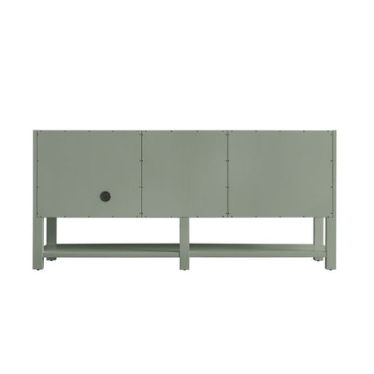 James Martin - Breckenridge 72" Double Vanity Base Only, Smokey Celadon - 330-V72-M-SC view 7