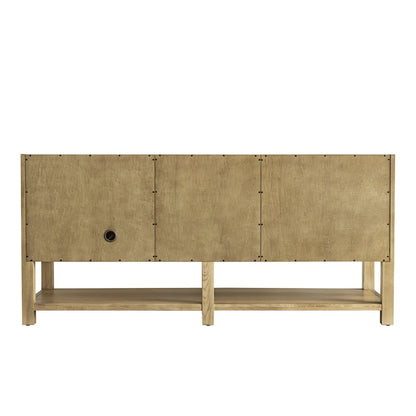 James Martin - Breckenridge 72" Double Vanity, Light Natural Oak w/ 3 CM Lime Delight Top - 330-V72-LNO-3LDL view 9