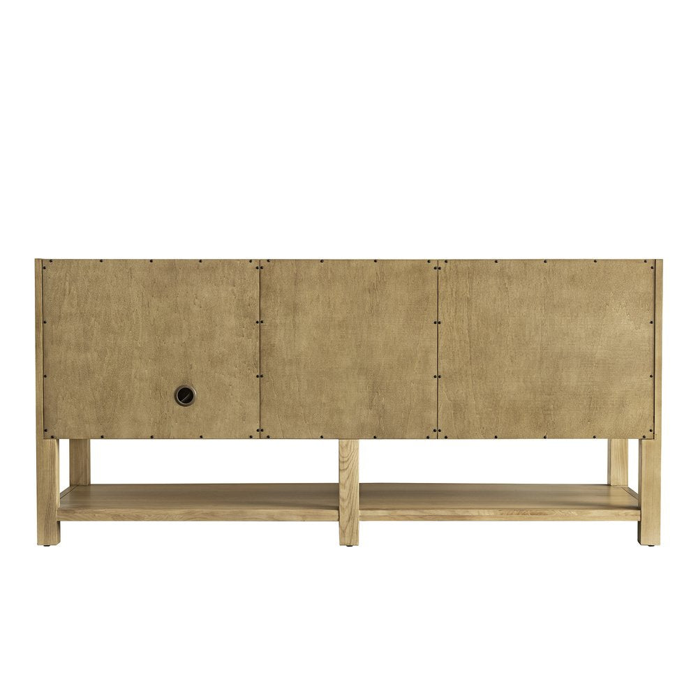 James Martin - Breckenridge 72" Double Vanity, Light Natural Oak, w/ 3 CM Phantome Eclos Top - 330-V72-LNO-3PHT view 9