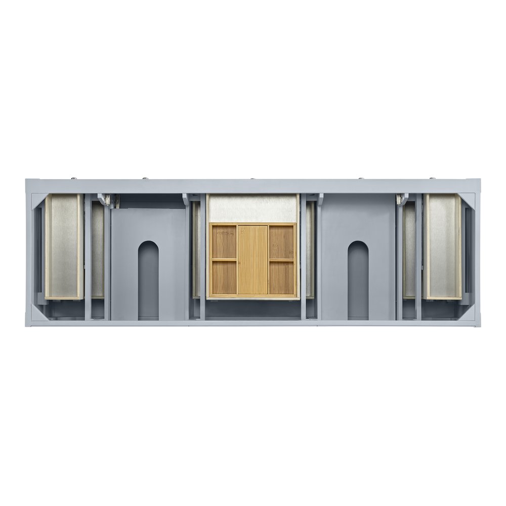 James Martin - Breckenridge 72" Double Vanity, Serenity Blue - 330-V72-M-SRB view 2