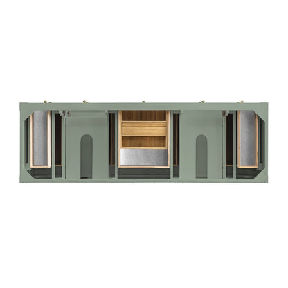 James Martin - Breckenridge 72" Double Vanity, Smokey Celadon, w/ 3 CM Tajnar Eclos Top w/FreePower Wireless Charger - 330-V72-SC-FTJR view 6