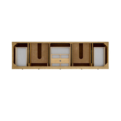James Martin - Breckenridge 84" Double Vanity Cabinet, Light Natural Oak - 330-V84-LNO view 2