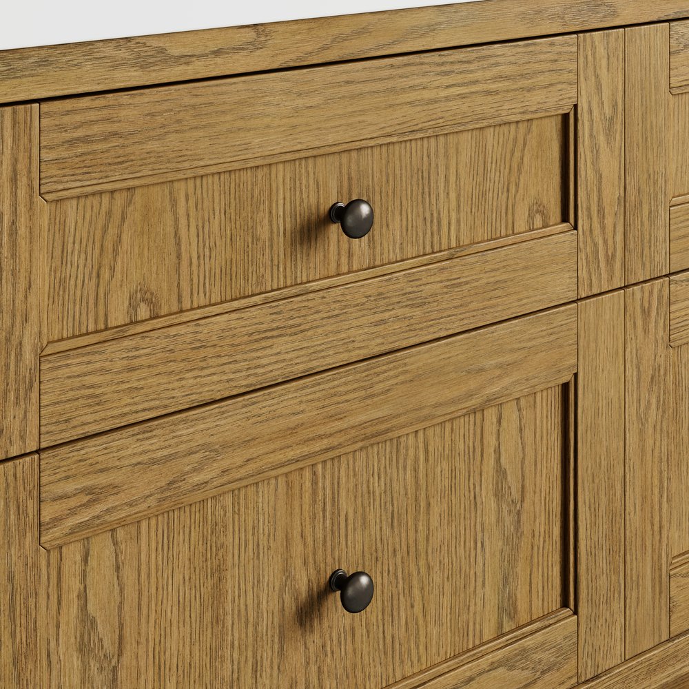 James Martin - Breckenridge 84" Double Vanity Cabinet, Light Natural Oak - 330-V84-LNO view 5