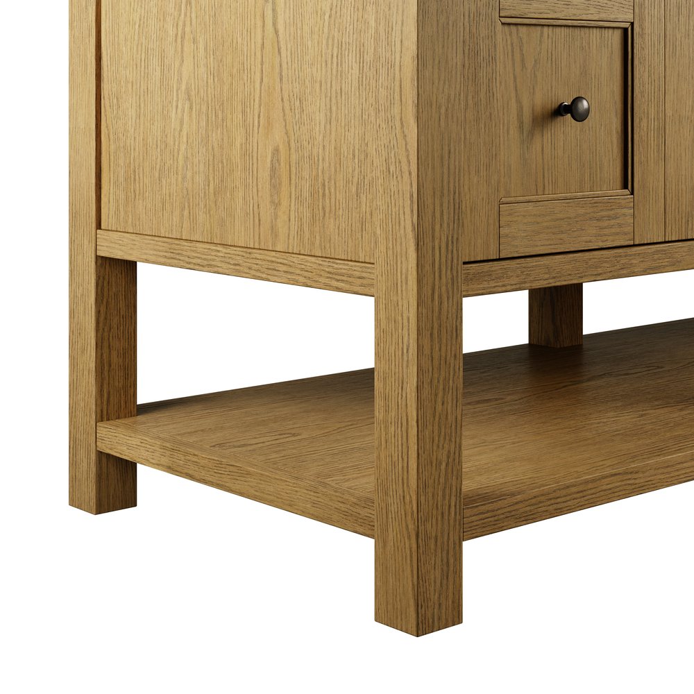 James Martin - Breckenridge 84" Double Vanity Cabinet, Light Natural Oak - 330-V84-LNO view 6