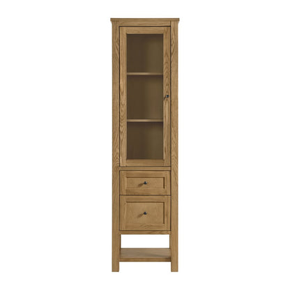 James Martin - Breckenridge Linen Cabinet, Light Natural Oak - 330-LC-LNO view 2
