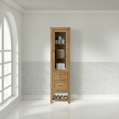 James Martin - Breckenridge Linen Cabinet, Light Natural Oak - 330-LC-LNO view 3