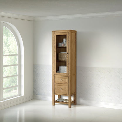 James Martin - Breckenridge Linen Cabinet, Light Natural Oak - 330-LC-LNO view 5