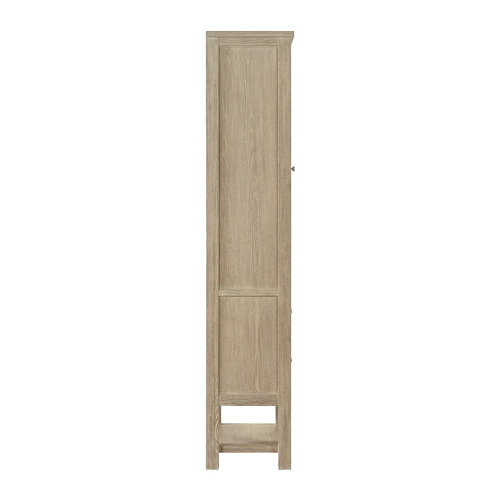 James Martin - Breckenridge Linen Cabinet, Whitewashed Oak - 330-LC-WWO view 11