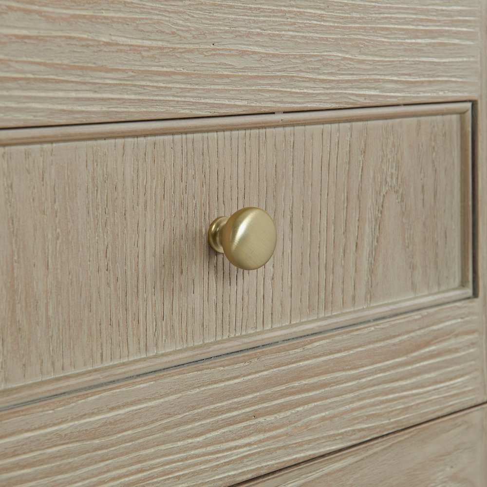 James Martin - Breckenridge Linen Cabinet, Whitewashed Oak - 330-LC-WWO view 15