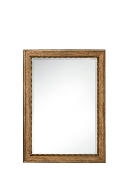 James Martin - Bristol 29" Rectangular Mirror, Saddle Brown - 157-M29-SBR view 1