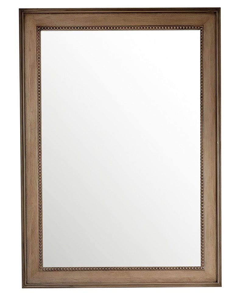 James Martin - Bristol 29" Rectangular Mirror, Whitewashed Walnut - 157-M29-WW view 1