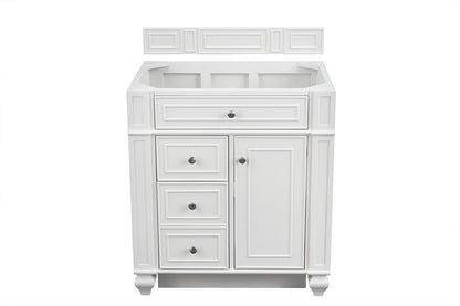 James Martin - Bristol 30" Single Vanity Cabinet, Bright White - 157-V30-BW view 1