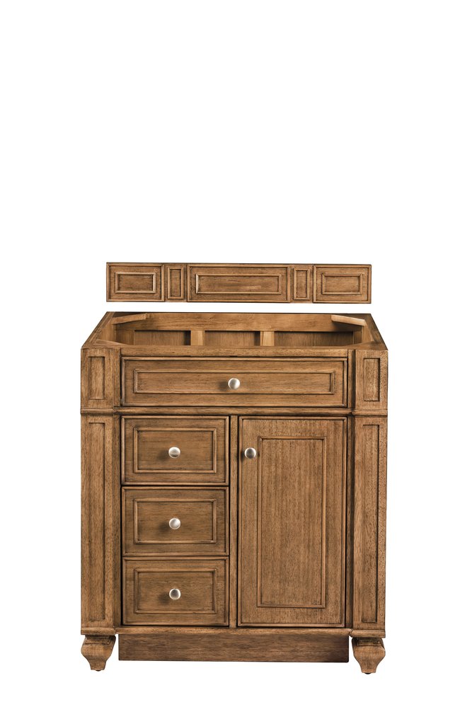 James Martin - Bristol 30" Single Vanity Cabinet, Saddle Brown - 157-V30-SBR view 1