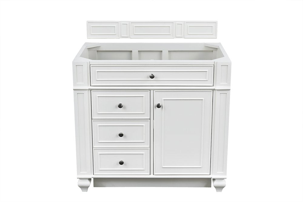 James Martin - Bristol 36" Single Vanity Cabinet, Bright White - 157-V36-BW view 1
