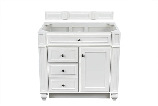 James Martin - Bristol 36" Single Vanity Cabinet, Bright White - 157-V36-BW view 1