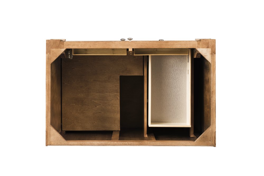 James Martin - Bristol 36" Single Vanity Cabinet, Saddle Brown - 157-V36-SBR view 2