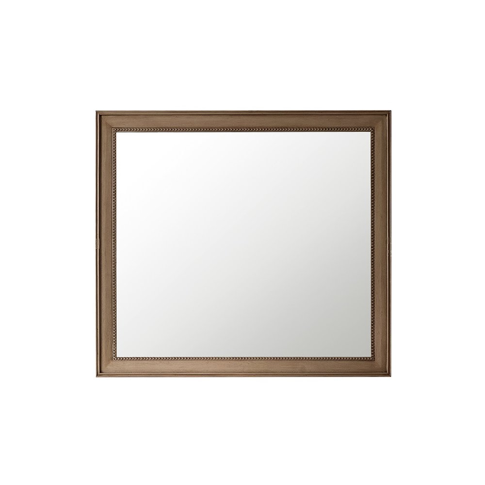 James Martin - Bristol 44" Rectangular Mirror, Whitewashed Walnut - 157-M44-WW view 1