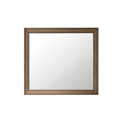James Martin - Bristol 44" Rectangular Mirror, Whitewashed Walnut - 157-M44-WW view 1