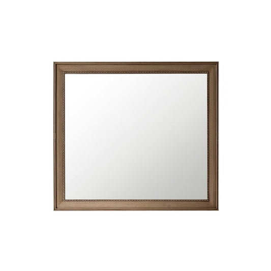 James Martin - Bristol 44" Rectangular Mirror, Whitewashed Walnut - 157-M44-WW view 1