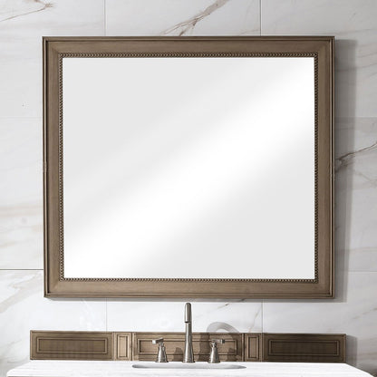 James Martin - Bristol 44" Rectangular Mirror, Whitewashed Walnut - 157-M44-WW view 2