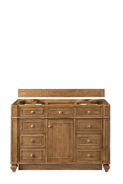 James Martin - Bristol 48" Single Vanity Cabinet, Saddle Brown - 157-V48-SBR view 1