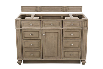 James Martin - Bristol 48" Single Vanity Cabinet, Whitewashed Walnut - 157-V48-M-WW view 1
