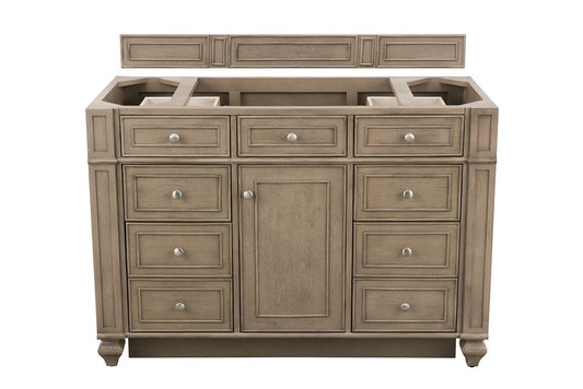 James Martin - Bristol 48" Single Vanity Cabinet, Whitewashed Walnut - 157-V48-M-WW view 1