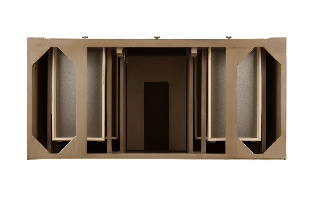 James Martin - Bristol 48" Single Vanity Cabinet, Whitewashed Walnut - 157-V48-M-WW view 2