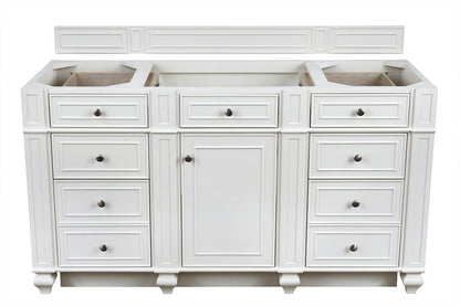 James Martin - Bristol 60" Single Vanity Cabinet, Bright White - 157-V60S-M-BW view 1