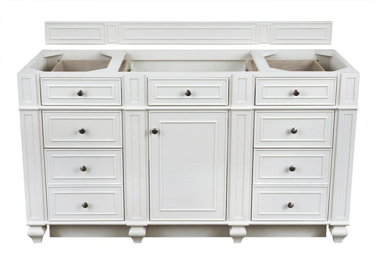 James Martin - Bristol 60" Single Vanity Cabinet, Bright White - 157-V60S-M-BW view 1