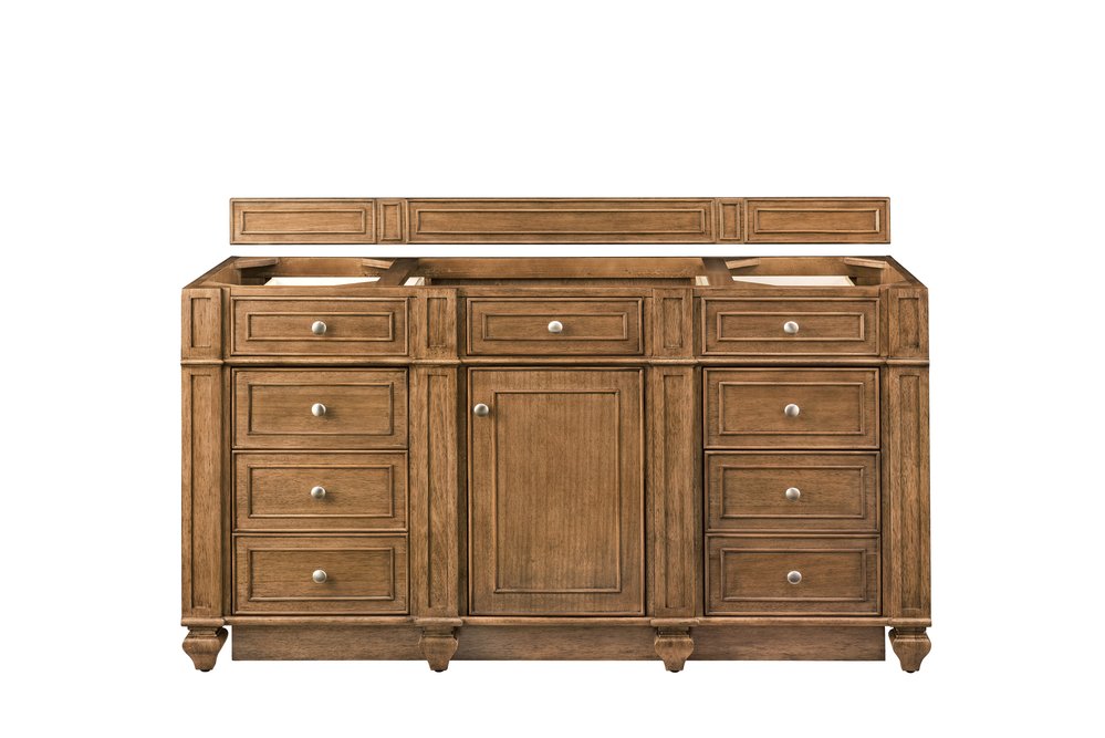 James Martin - Bristol 60" Single Vanity Cabinet, Saddle Brown - 157-V60S-M-SBR view 1