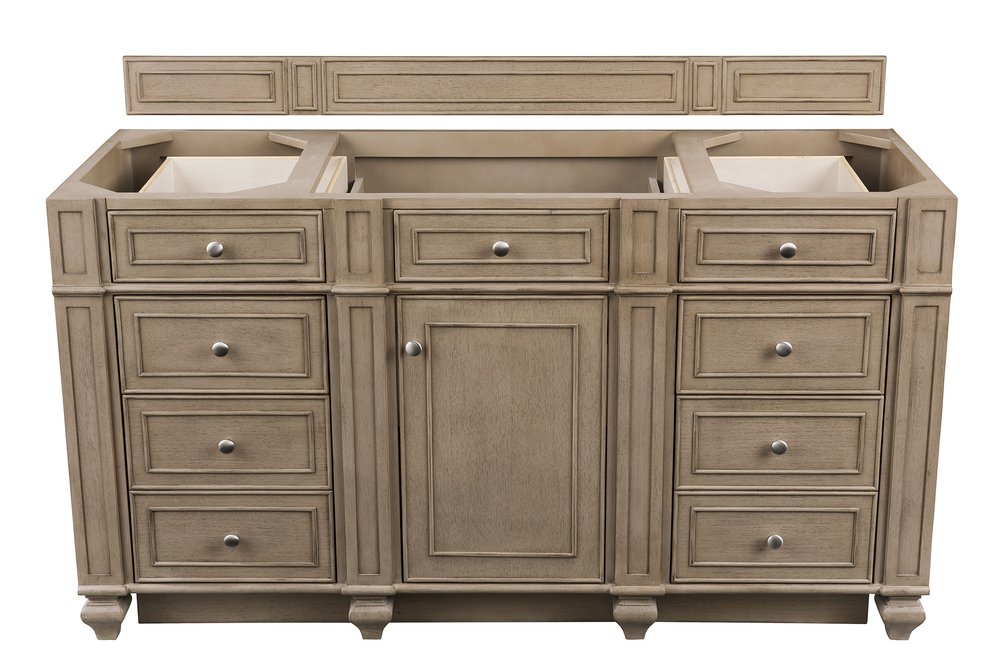 James Martin - Bristol 60" Single Vanity Whitewashed Walnut - 157-V60S-M-WW view 1