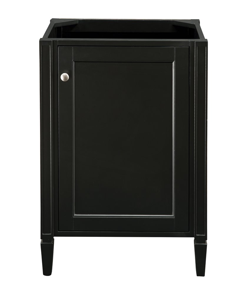 James Martin - Britannia 24" Single Vanity Cabinet, Black Onyx - E652-V24-BKO view 1