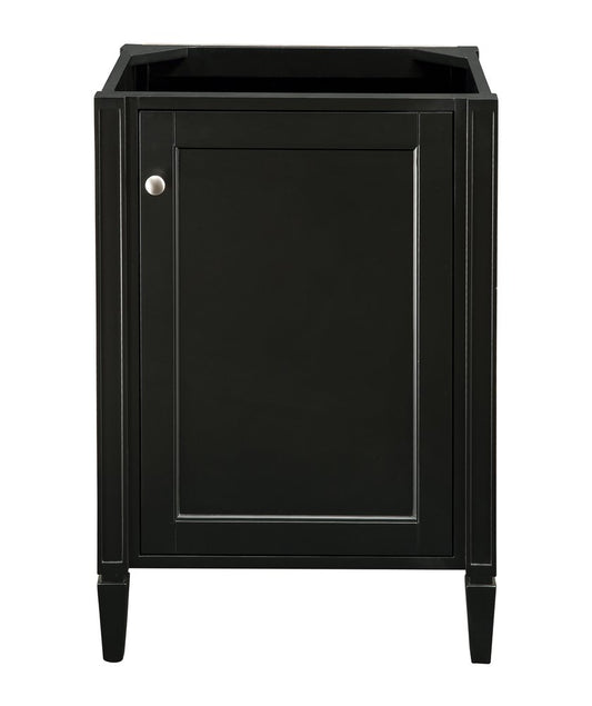 James Martin - Britannia 24" Single Vanity Cabinet, Black Onyx - E652-V24-BKO view 1