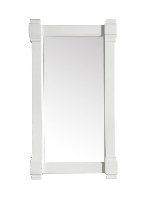 James Martin - Brittany 22" Mirror, Bright White - 650-M22-BW view 1