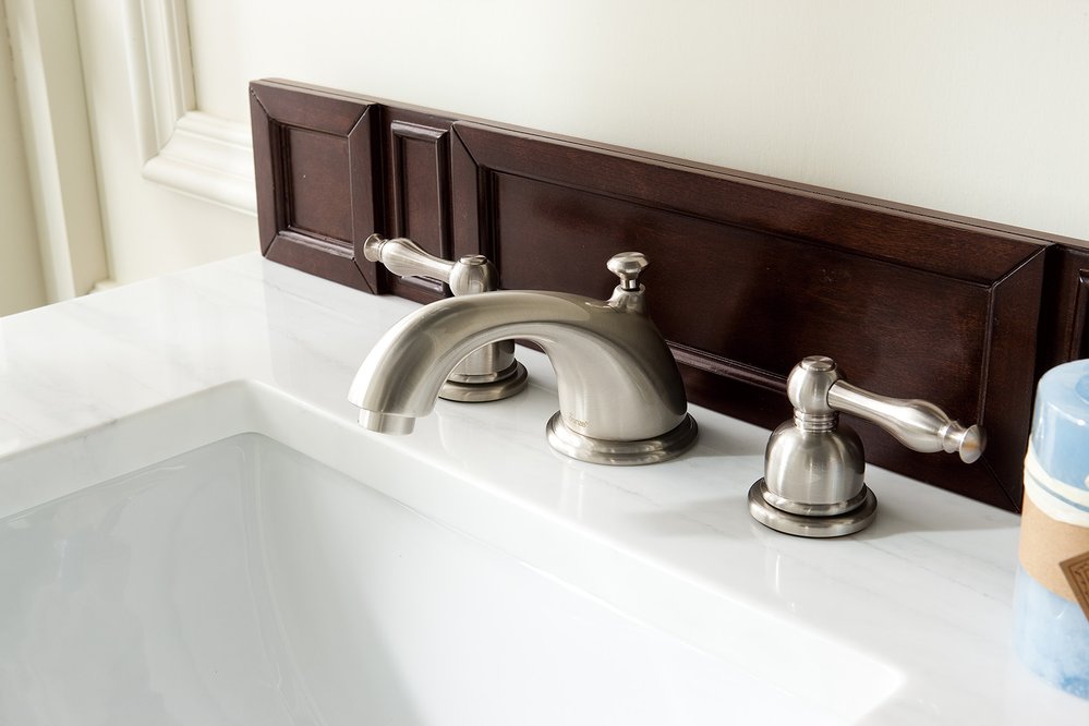 James Martin - Brittany 30" Single Vanity, Burnished Mahogany w/ 3 CM Carrara Marble Top - 650-V30-BNM-3CAR view 7