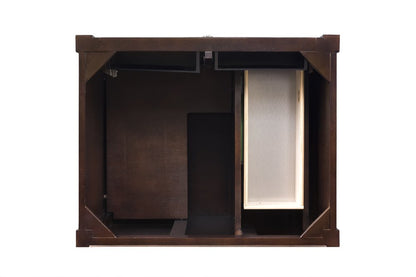 James Martin - Brittany 30" Single Vanity Cabinet, Burnished Mahogany - 650-V30-BNM view 2