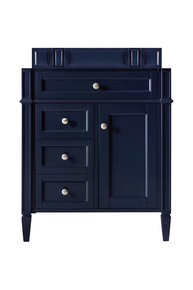 James Martin - Brittany 30" Single Vanity Cabinet, Victory Blue - 650-V30-VBL view 1