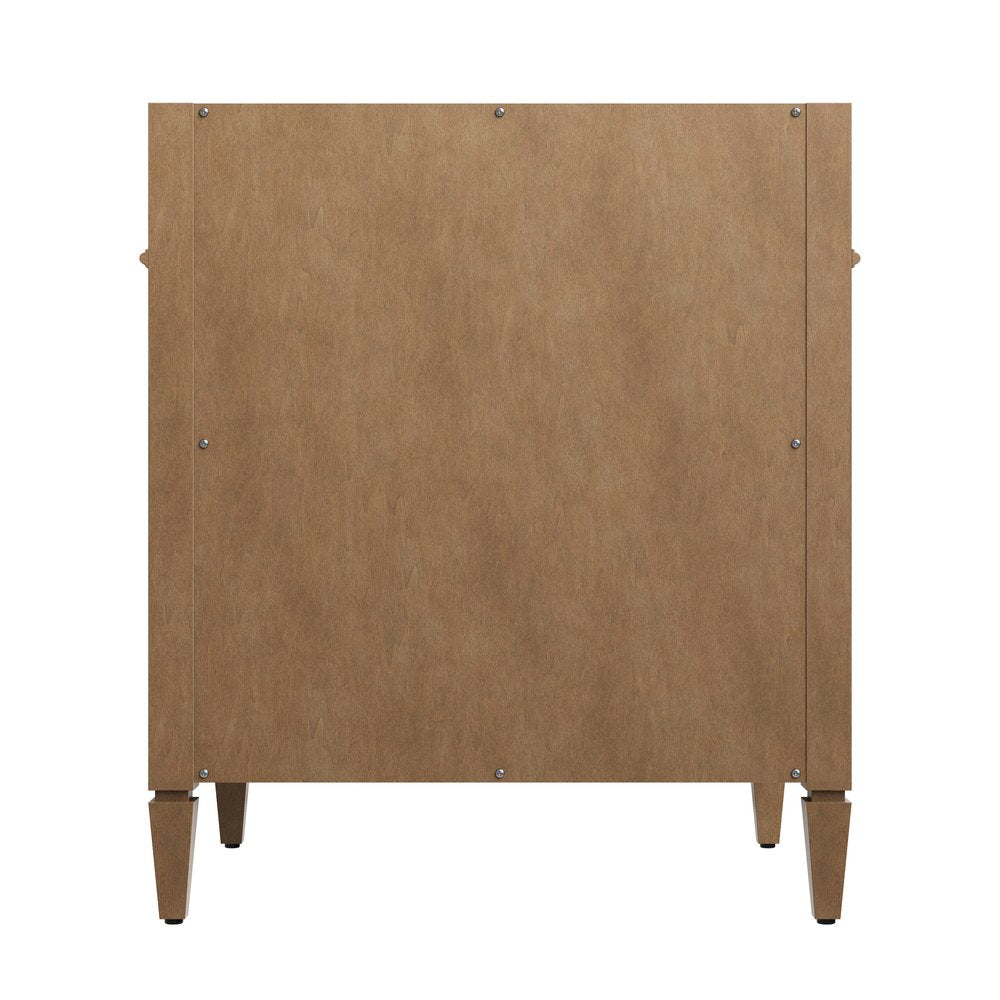 James Martin - Brittany 30" Single Vanity, Pecan w/ 3 CM Phantome Eclos Top - 655-V30-PCN-3PHT view 10